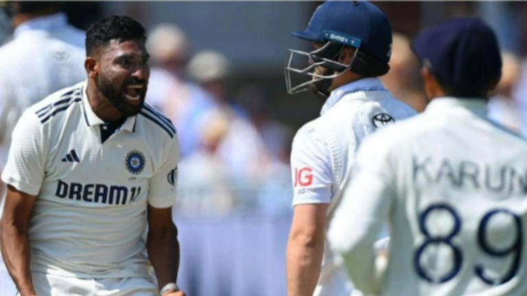 Fine on Mohammed Siraj: భారత పేసర్ మహ్మద్ సిరాజ్‌పై ఐసీసీ చర్యలు.. ఫీజులో 15% జరిమానా!