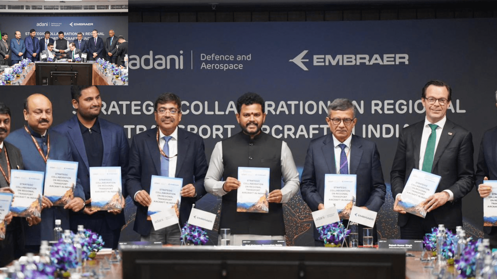 Indian aviation: భారత విమానయాన రంగంలో కొత్త శకం.. అదానీ-ఎంబ్రేయర్ వ్యూహాత్మక భాగస్వామ్యం