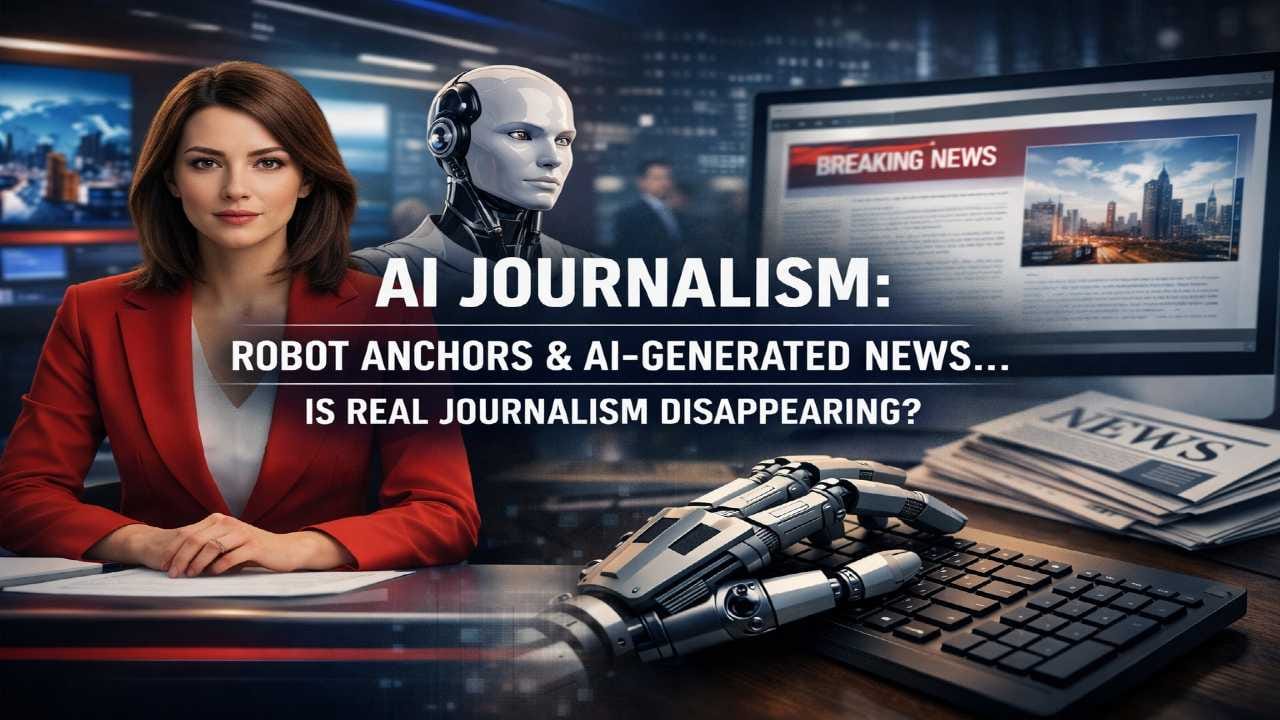 AI Journalism: వార్తా సంస్థల్లో రోబో యాంకర్లు.. నిజమైన జర్నలిజం కనుమరుగవుతుందా?