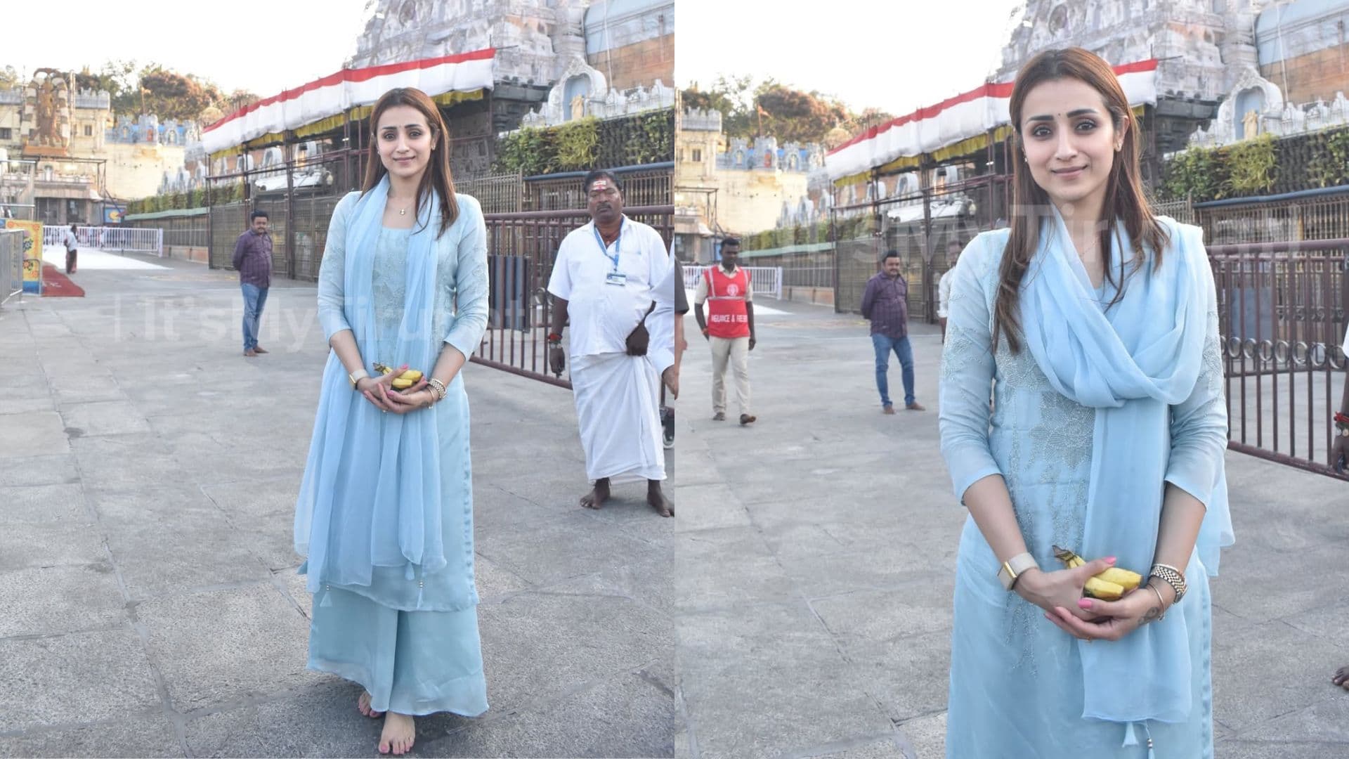 తిరుమల శ్రీవారిని దర్శించుకున్న హీరోయిన్ త్రిష