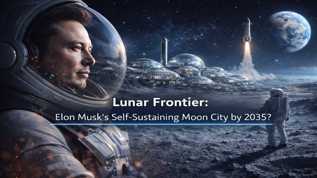 Lunar Frontier: చంద్రుడిపై మస్క్ 'స్వయం సమృద్ధి నగరం'.. పదేళ్లలో ఇది సాధ్యమేనా?