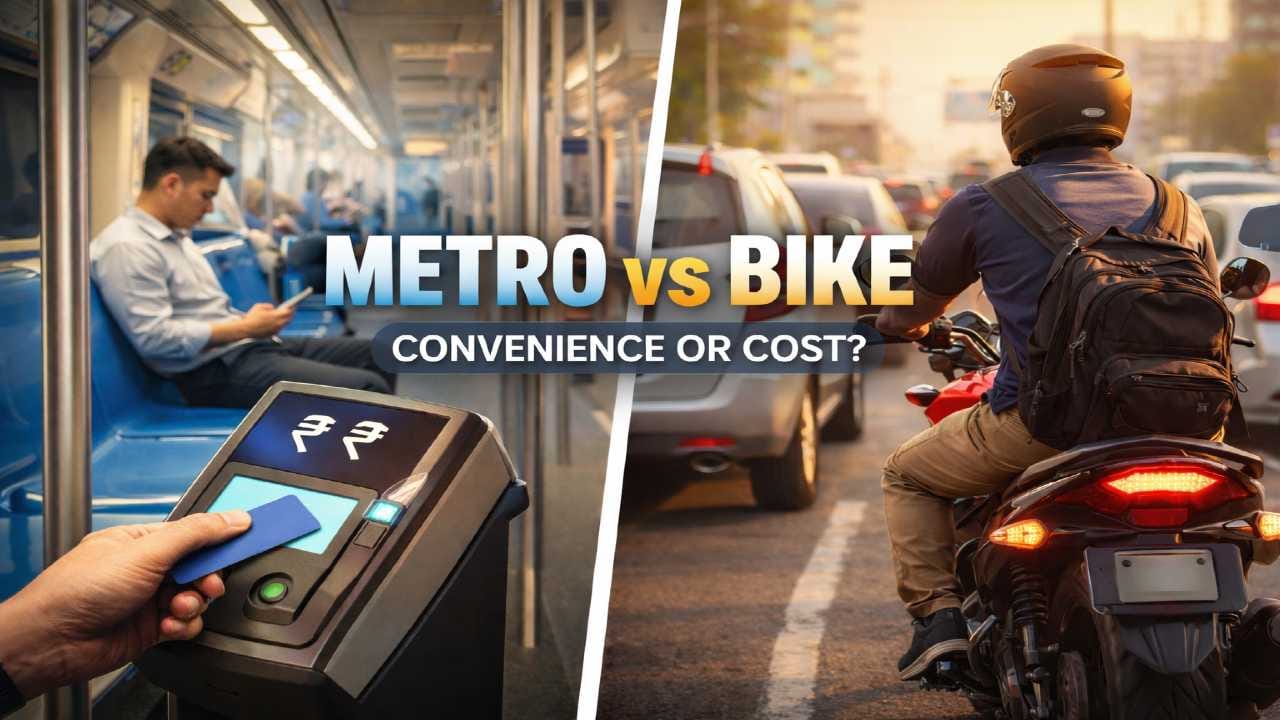 Metro vs Bike: మెట్రో ప్రయాణం సుఖమే.. కానీ జేబుకు భారమే! 'బైక్' వైపే మొగ్గు చూపుతున్న సామాన్యుడు.. అసలు కారణం ఏంటి?