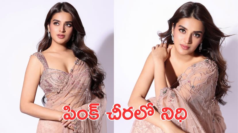 Nidhhi Agerwal: పింక్ కలర్ చీరలో మైమరిపిస్తున్న నిధి అగర్వాల్.. ఫొటోలు వైరల్