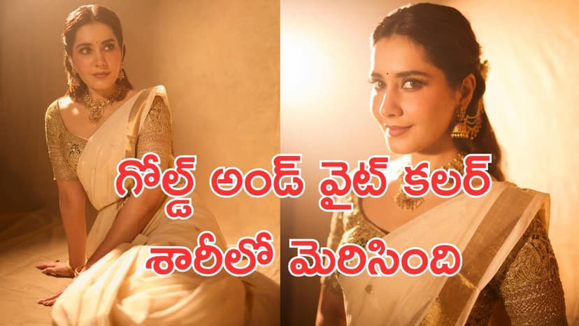 Raashii Khanna: చీరలో రాజకుమారిలా మెరిసిపోతున్న రాశి ఖన్నా.. ఫొటోలు వైరల్