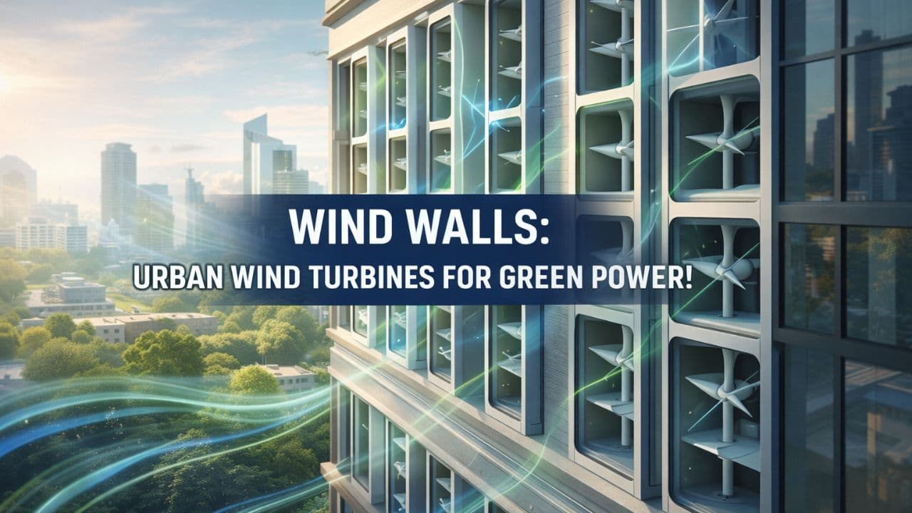 Wind Walls: మీ ఇంటి గోడలే ఇక పవర్ ప్లాంట్లు.. అతి తక్కువ గాలితోనే విద్యుత్తును పిండేసే 'అర్బన్ విండ్ టర్బైన్స్'!