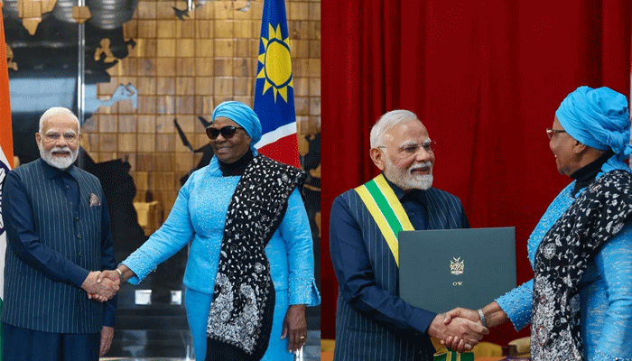 PM Modi visit to Namibia: ప్రధాని మోదీకి నమీబియా అత్యున్నత పౌర పురస్కారం!