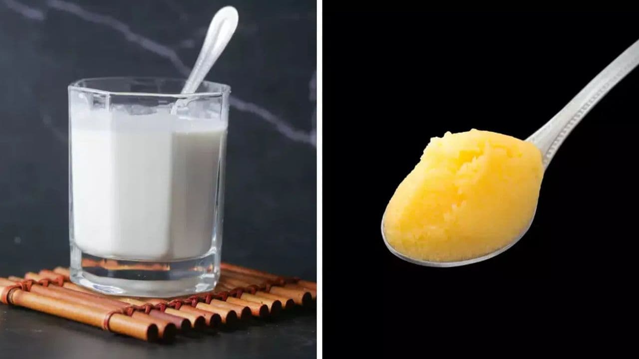 Ghee Milk Mixture: పాలుతో నెయ్యి కలిపి తాగితే ఎన్నో ప్రయోజనాలు.. ఎప్పుడు తీసుకోవాలంటే?